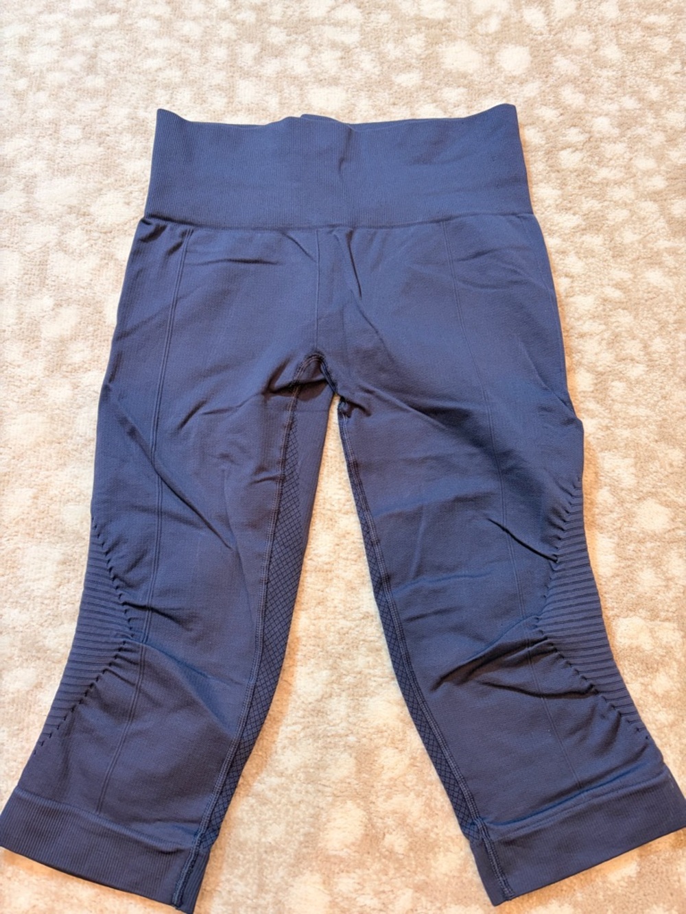 lululemon athletica Navy Blue Cropped Performance Leggings